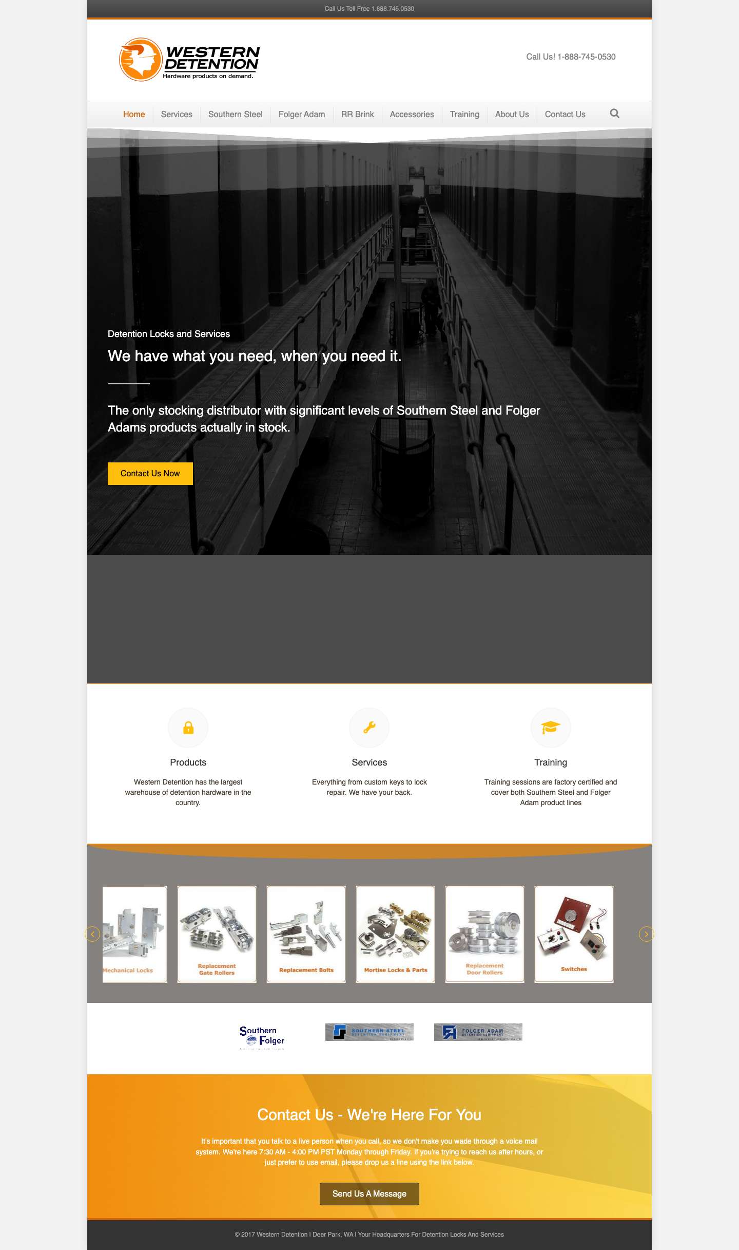 Home - Western Detention - Full Screenshot