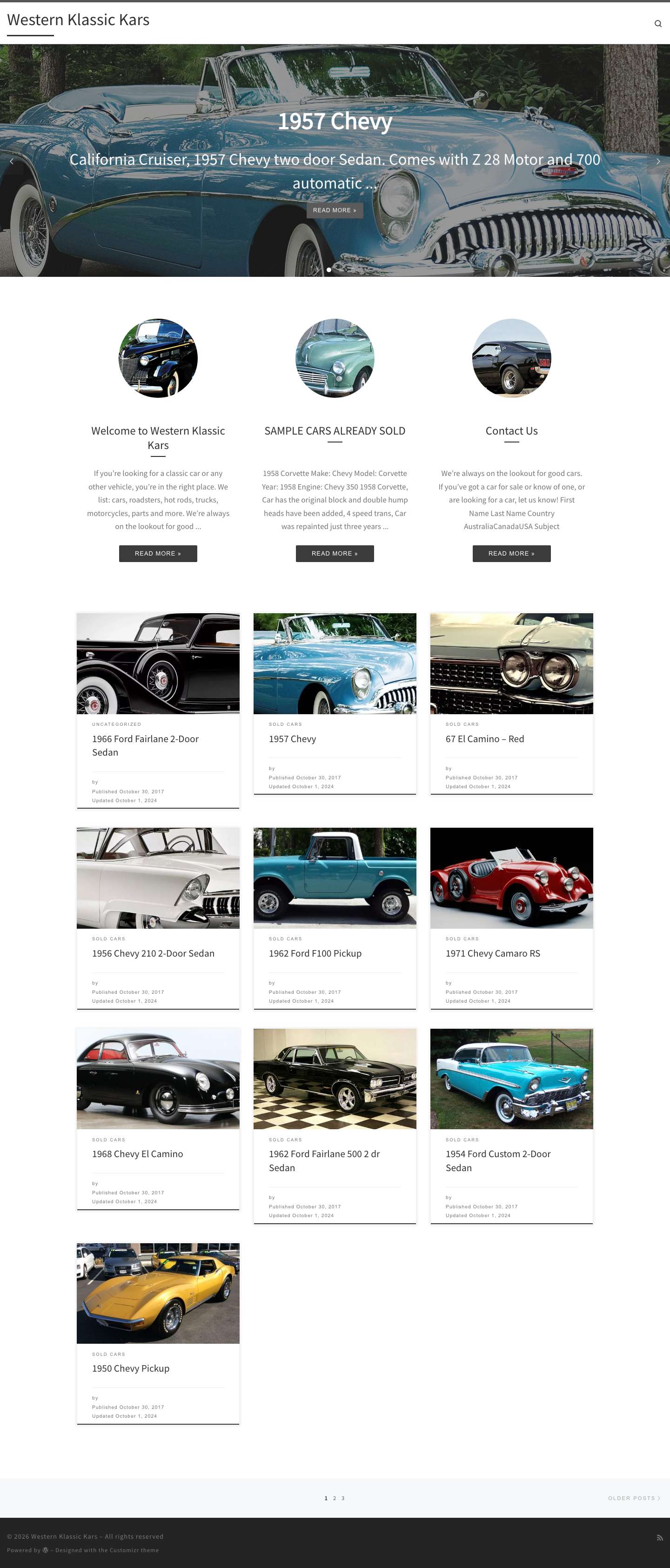 Western Klassic Kars - Full Screenshot