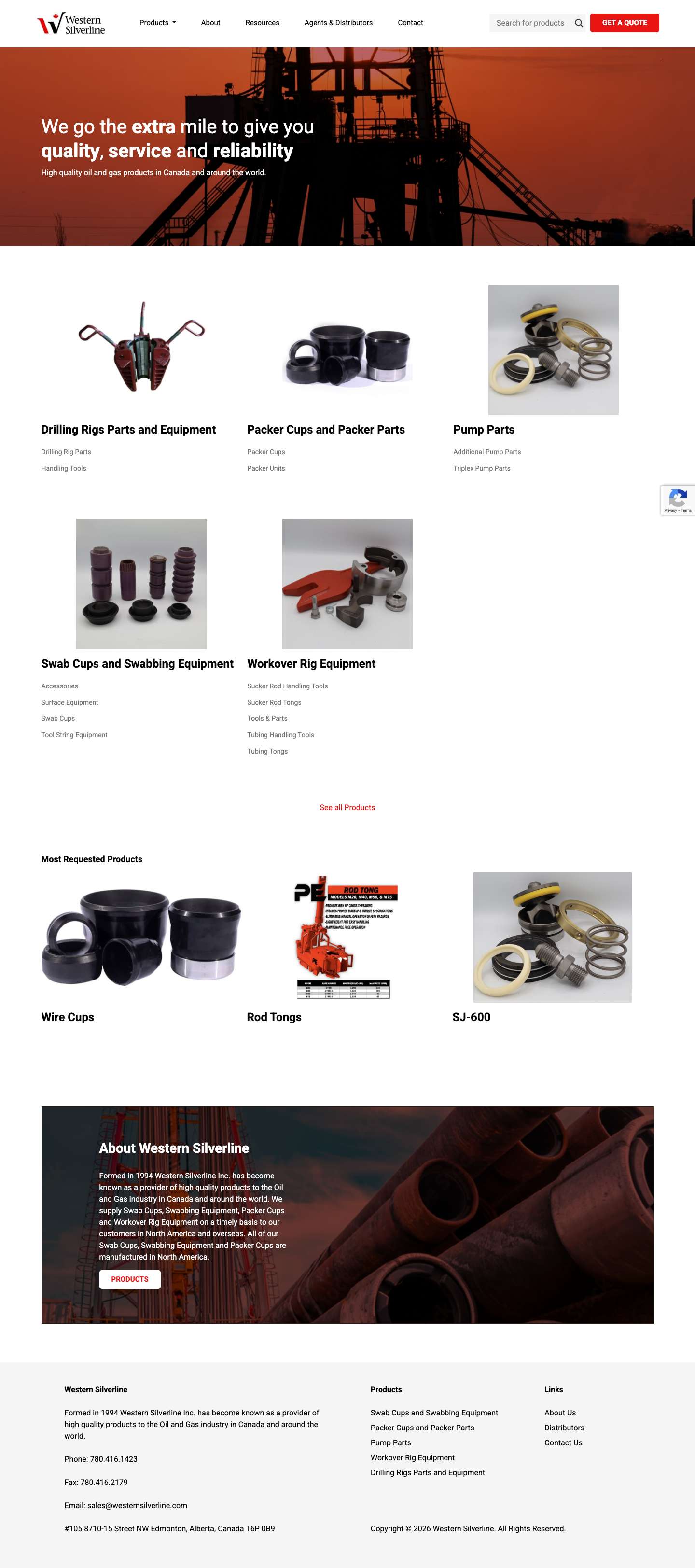 Home - Western Silverline - Full Screenshot