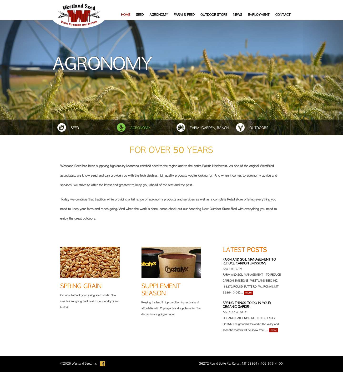 Westland Seed, Inc. - Full Screenshot