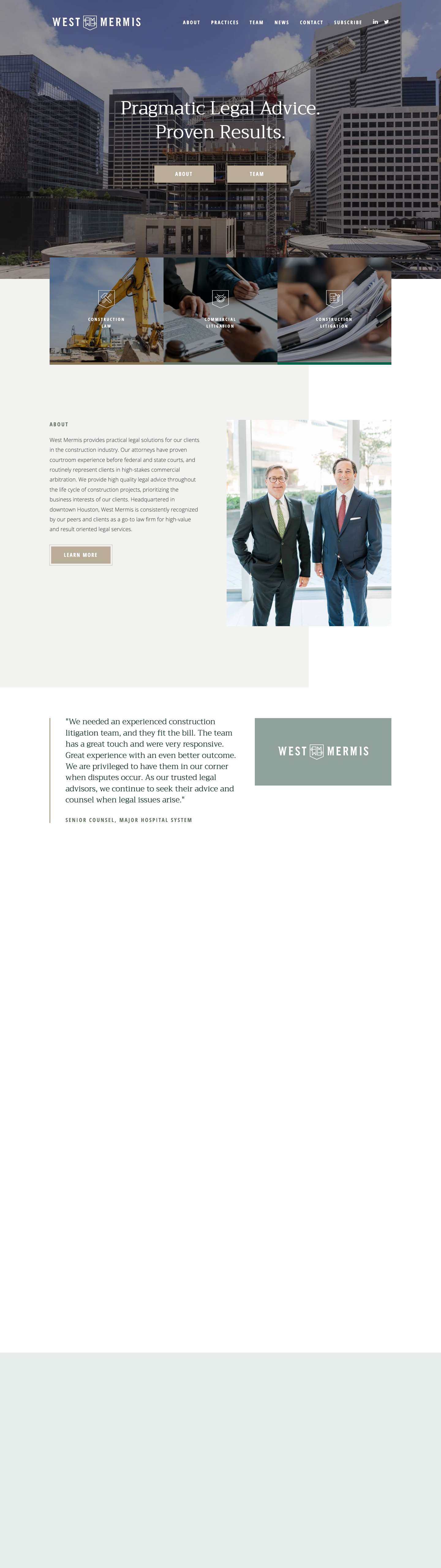 Home - West Mermis, PLLC : West Mermis, PLLC - Full Screenshot