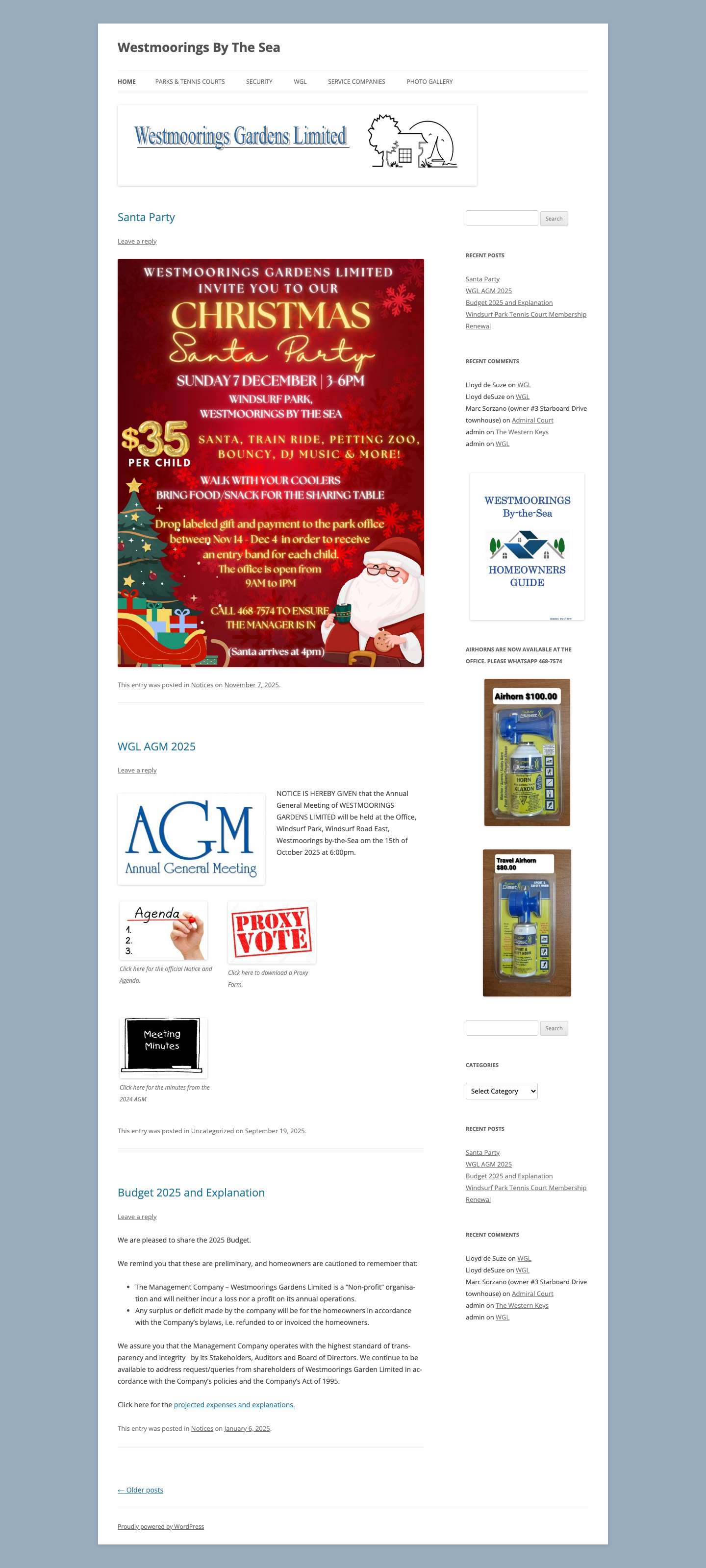 Westmoorings By The Sea - Full Screenshot