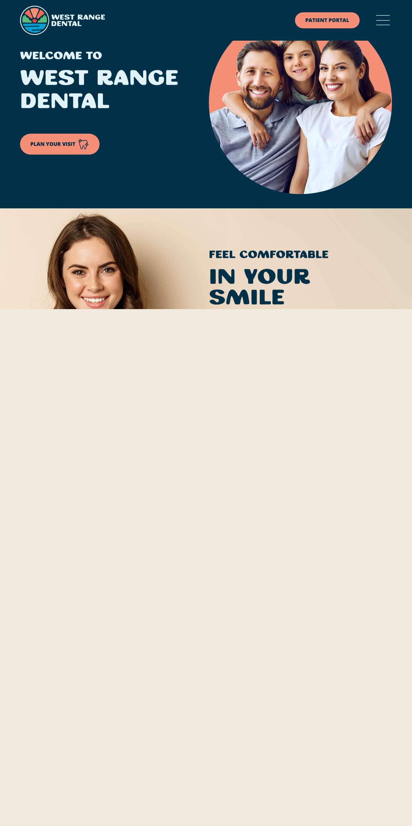 Home - West Range Dental - Full Screenshot