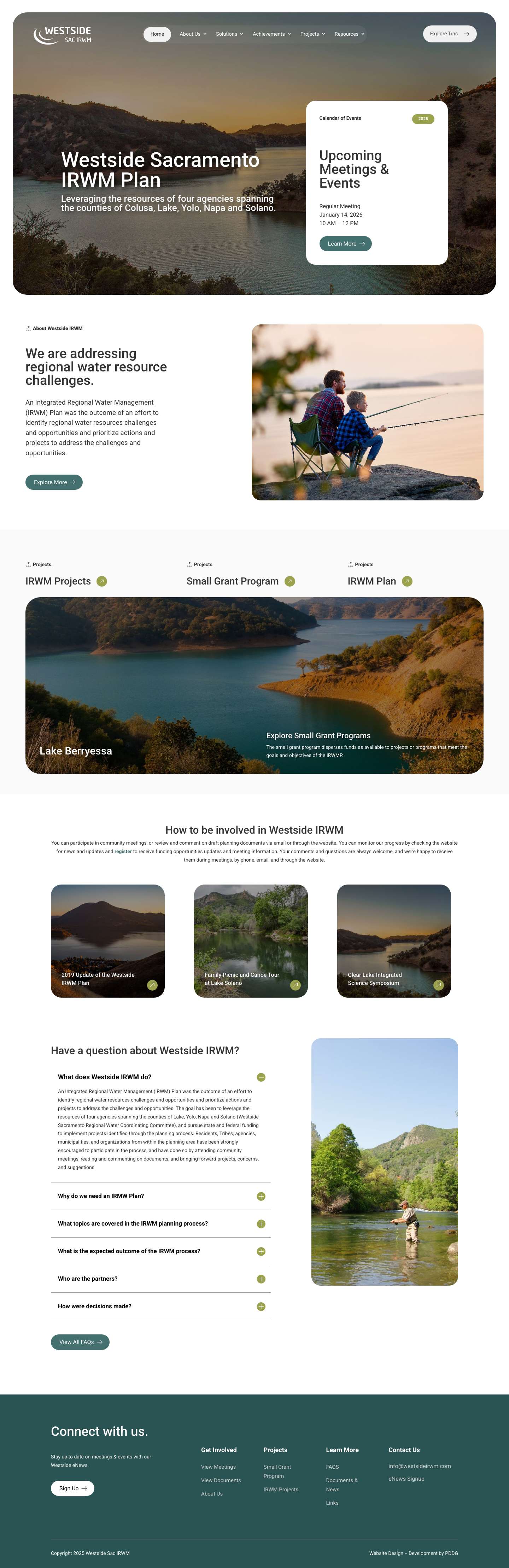 Westside Sacramento IRWM Plan | - Full Screenshot