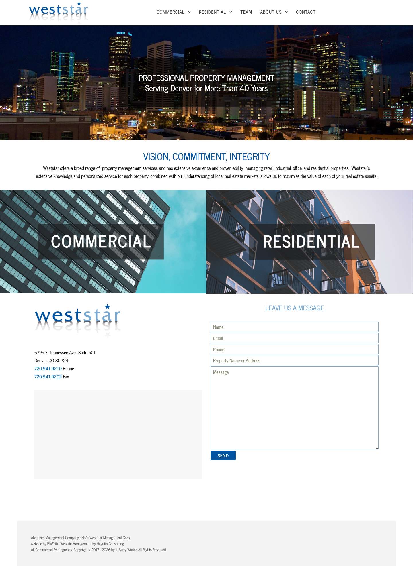 Home - Weststar Property Management - Full Screenshot