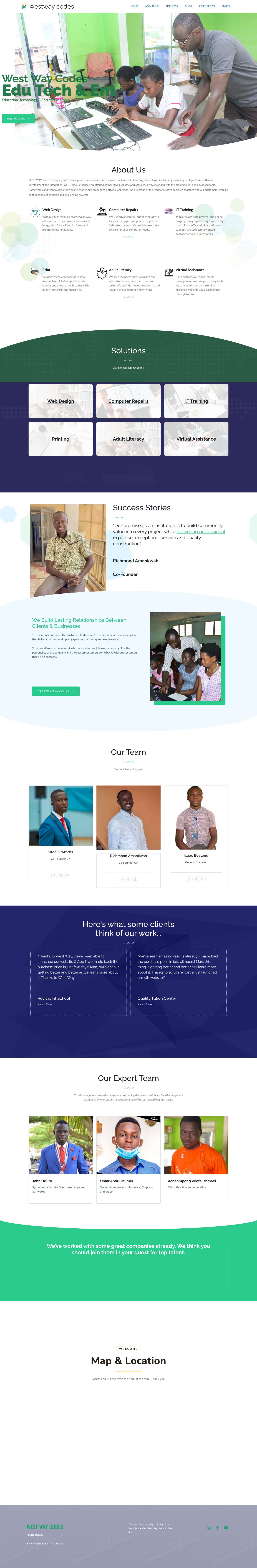 westway codes – Education Technology & Entrepreneurship - Full Screenshot