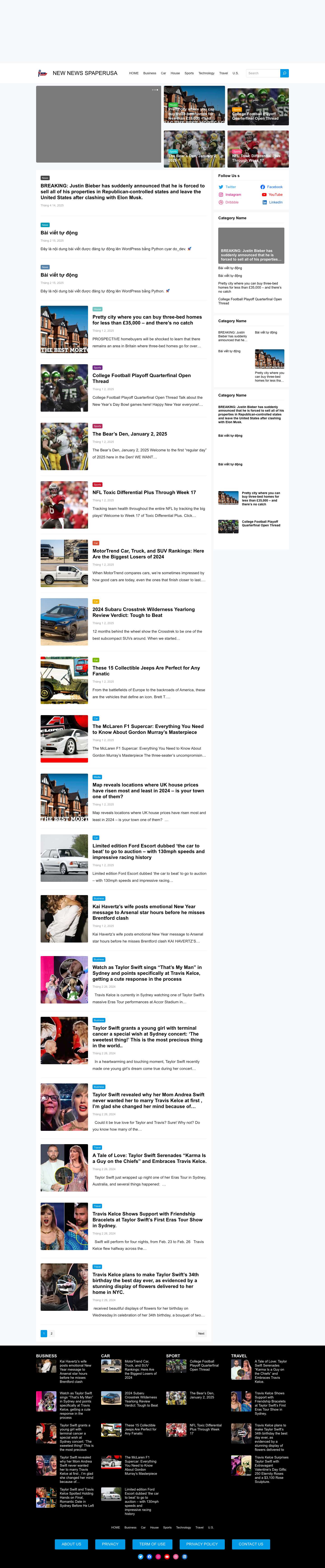 NEW NEWS SPAPERUSA - - Full Screenshot