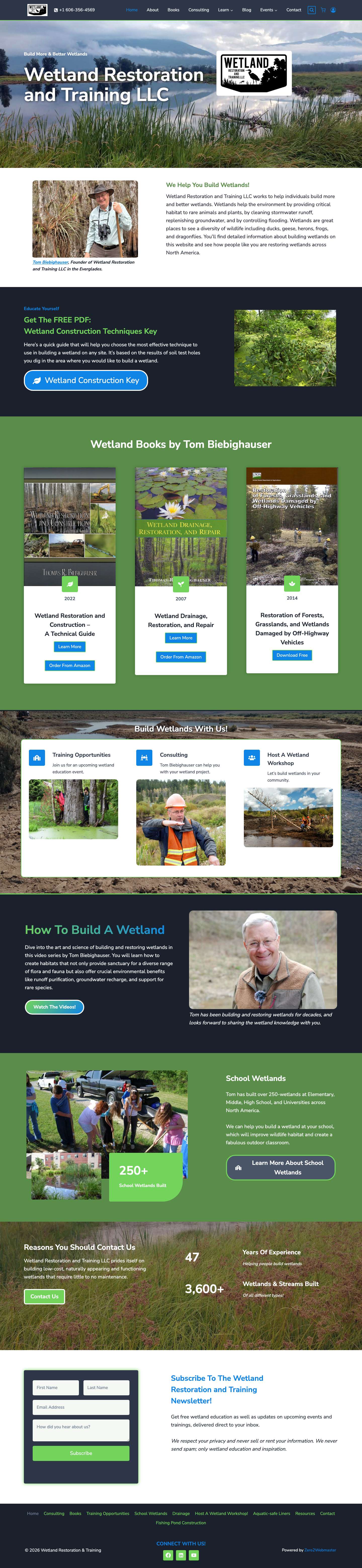 Wetland Restoration And Training LLC - Build Better WetlandsPhoneExpandExpandSearchShopping CartAccountToggle MenuFacebookLinkedinYouTubeExpandExpandToggle Menu CloseSearch - Full Screenshot