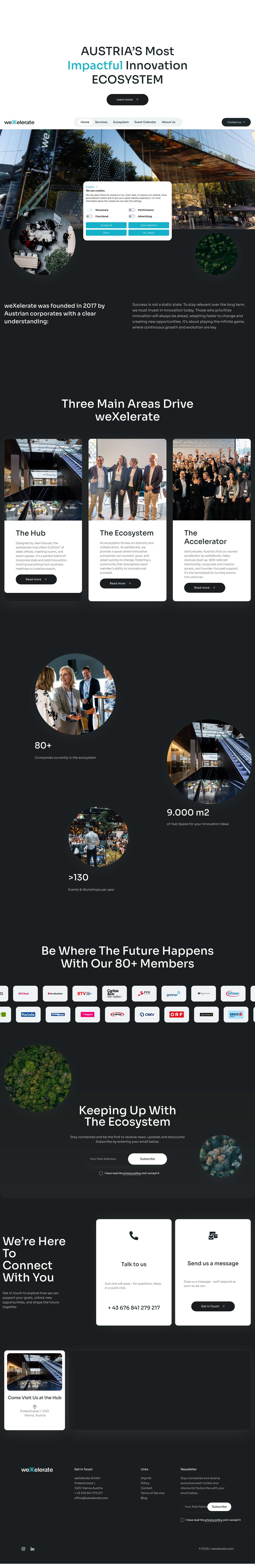 Home - weXelerate - Full Screenshot