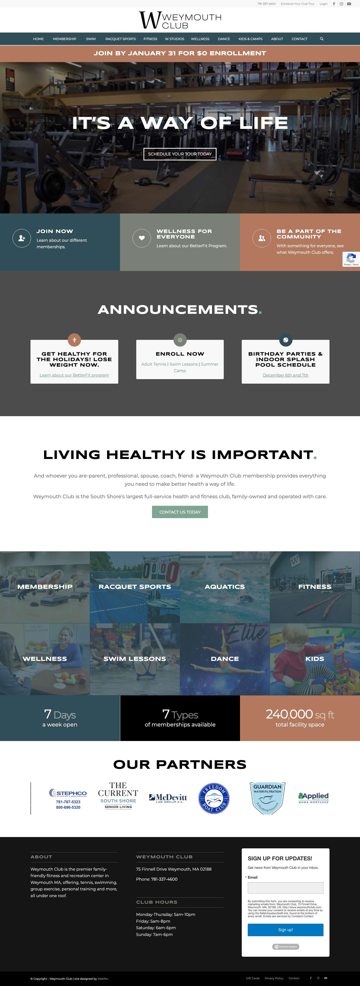 Weymouth Club - Full Screenshot