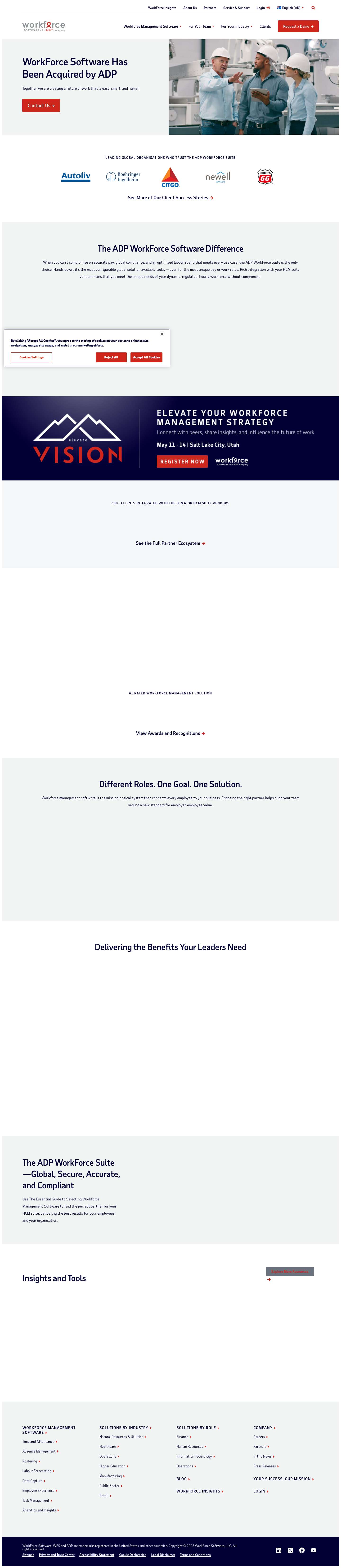 Workforce Management Software | WorkForce Software - Full Screenshot