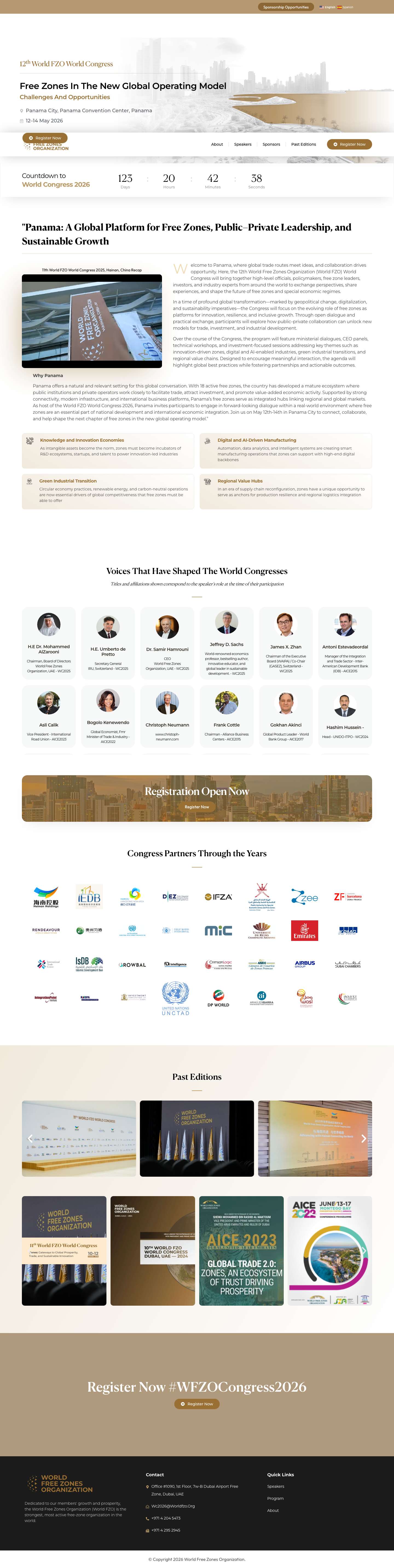 12th World FZO World Congress 2026 | World FZO - Full Screenshot