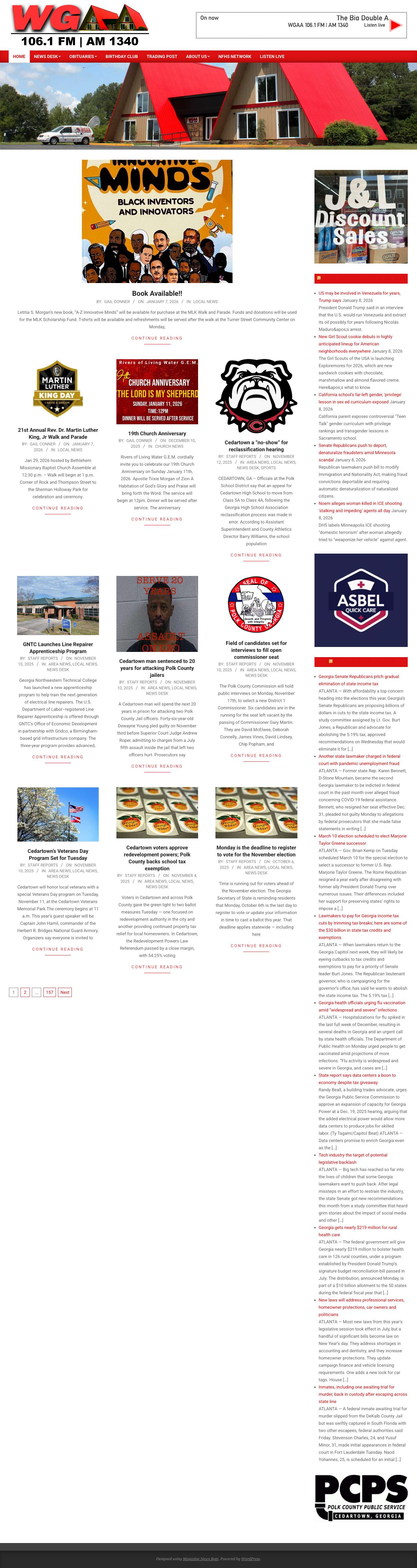 WGAA Radio | The Big Double A - Full Screenshot