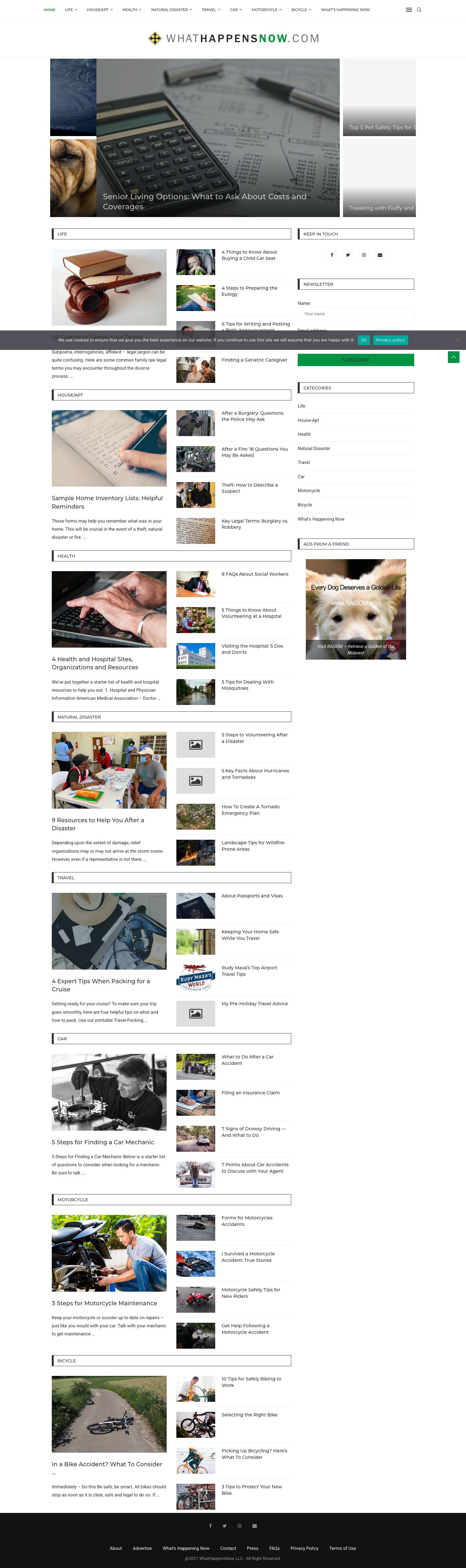 Home | WhatHappensNow.com - Full Screenshot