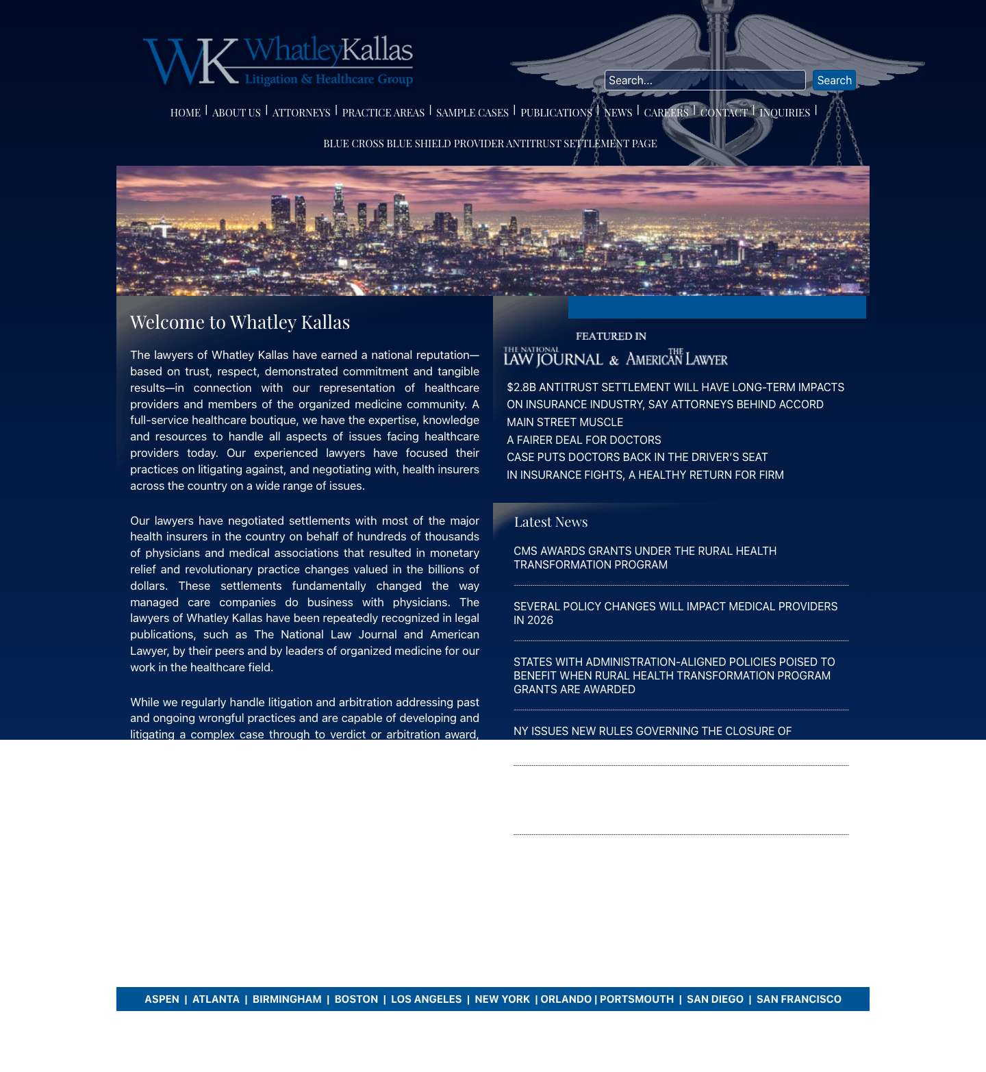 Home - Whatley Kallas - Full Screenshot