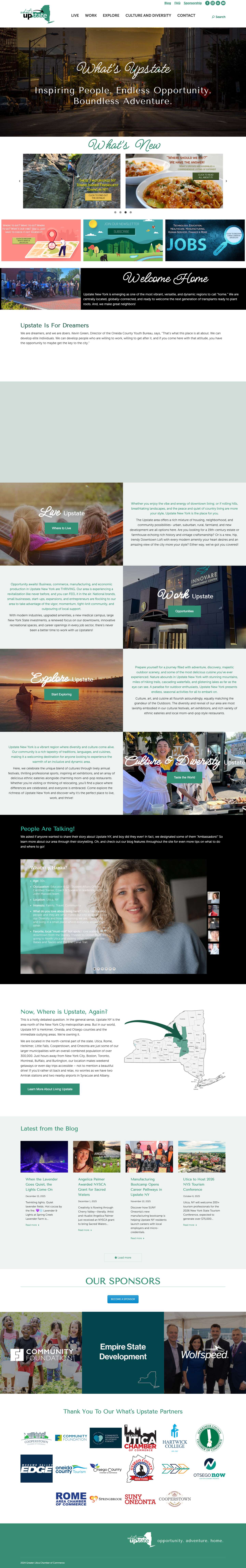 Home - What's Upstate NY - Full Screenshot