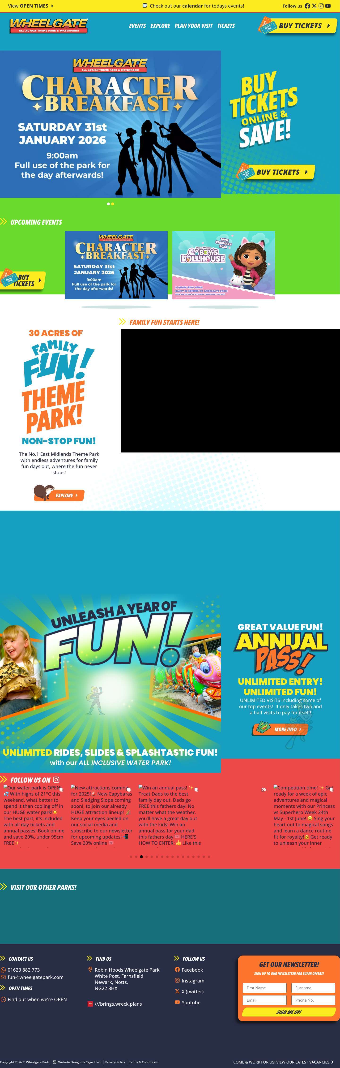 All Action, All Weather Family Theme Park - Wheelgate Park - Full Screenshot