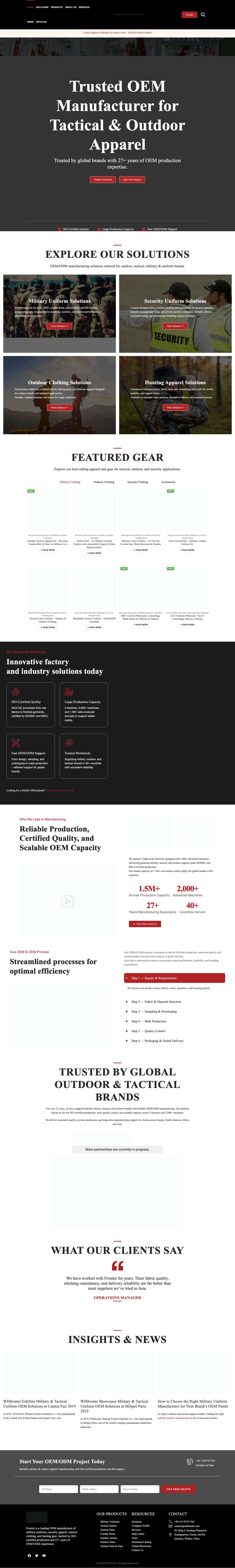 Home - WHfronter - Full Screenshot