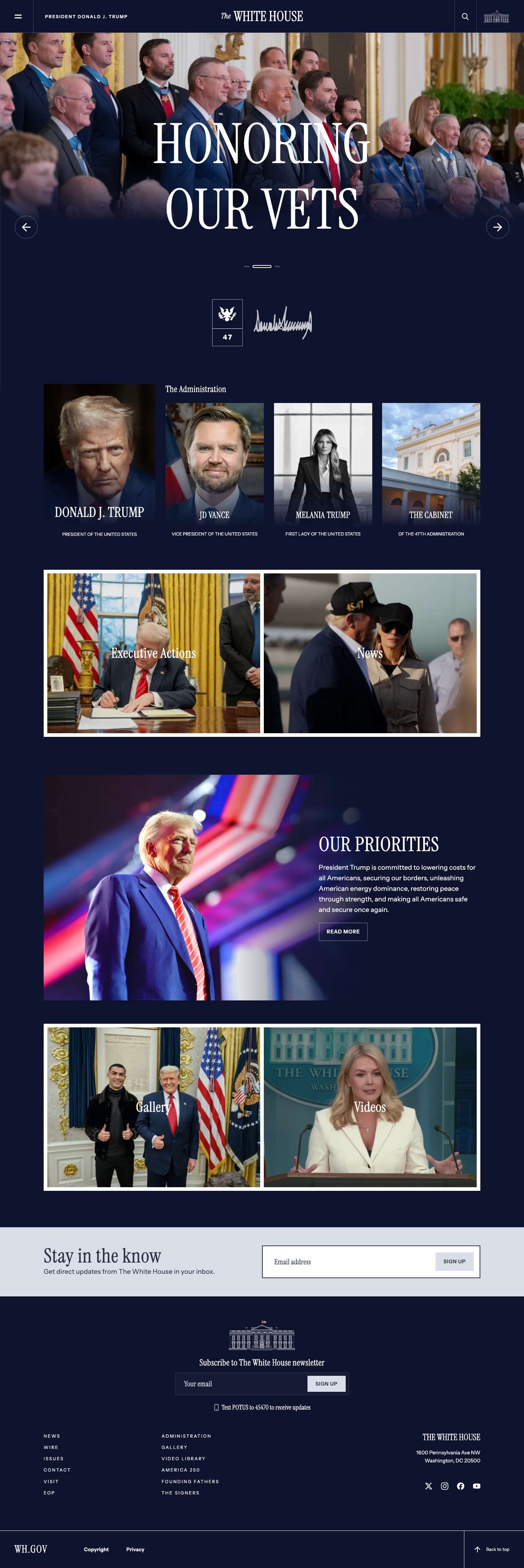 The White House - Full Screenshot