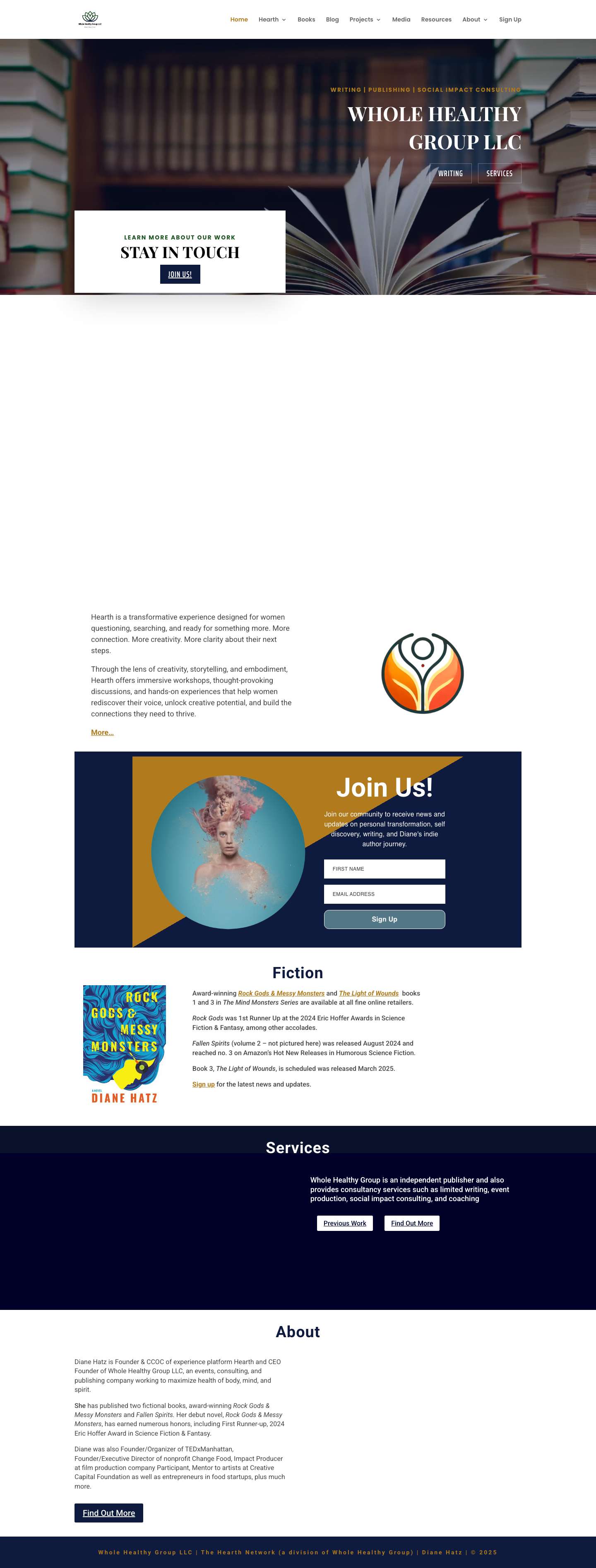 Social Impact Consulting - Whole Healthy Group - Full Screenshot