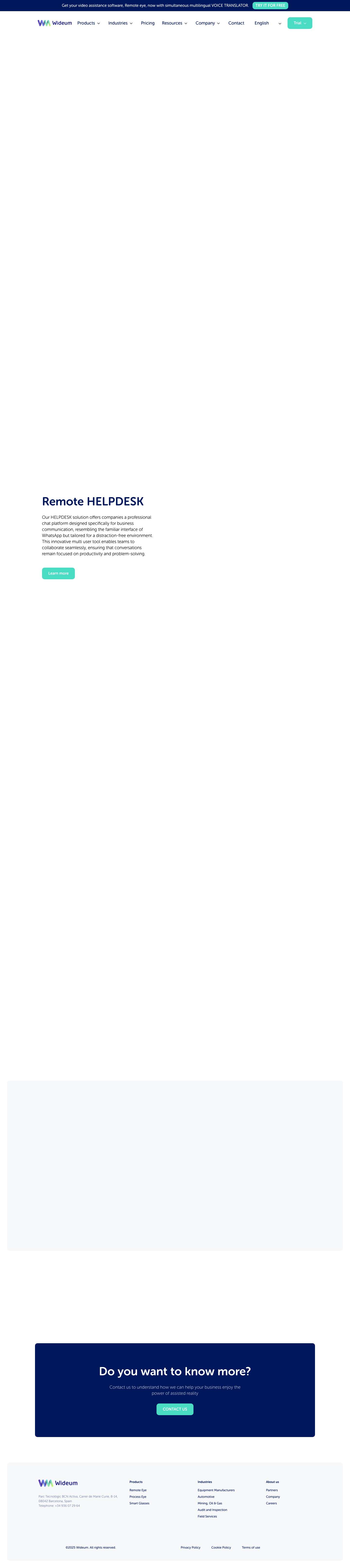 Video technical assistance, Traceable Workflow Solutions - Full Screenshot