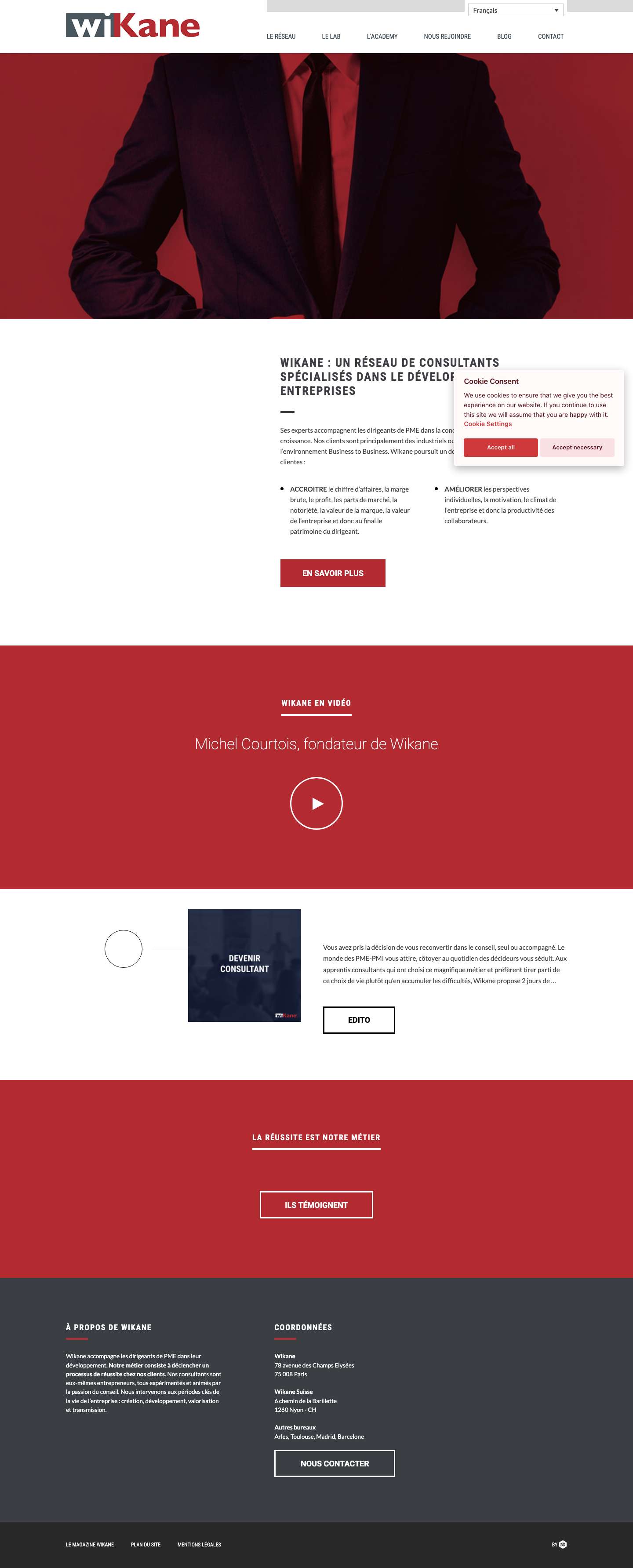 Accueil - Wikane - Full Screenshot