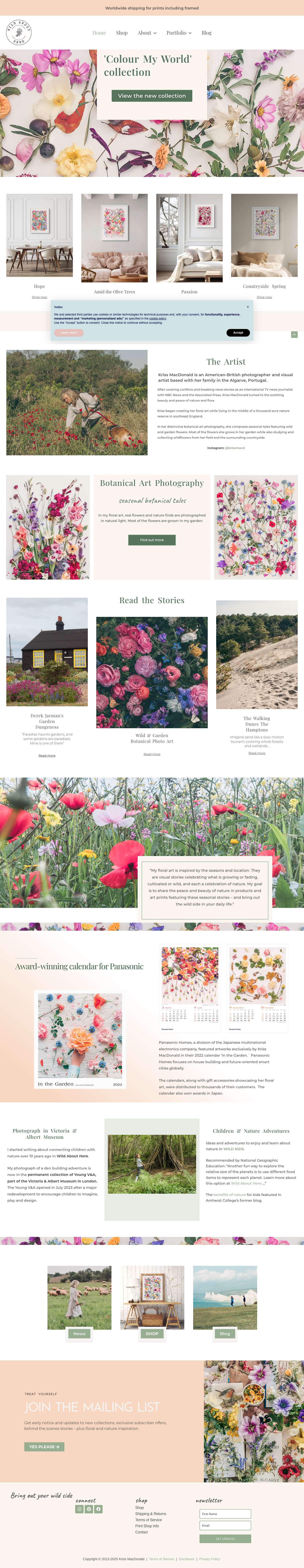 Home - Enjoy nature's beauty - WIld About Here - Full Screenshot