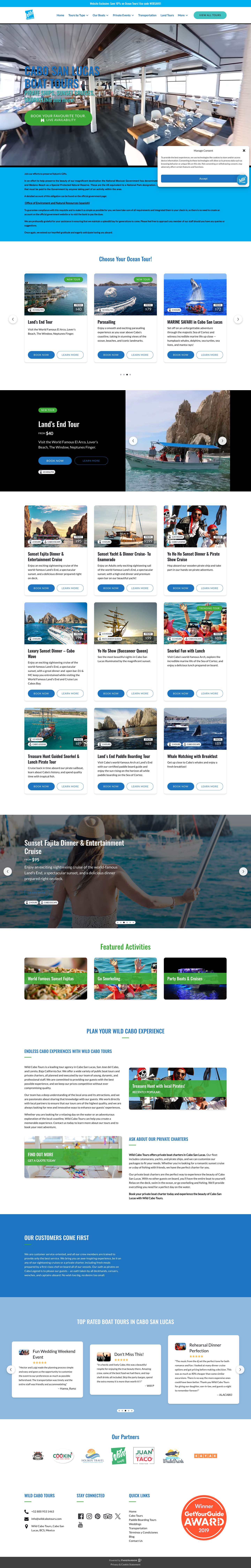 Wild Cabo Tours | Cabo San Lucas Boat Tours PausePlay Video - Full Screenshot