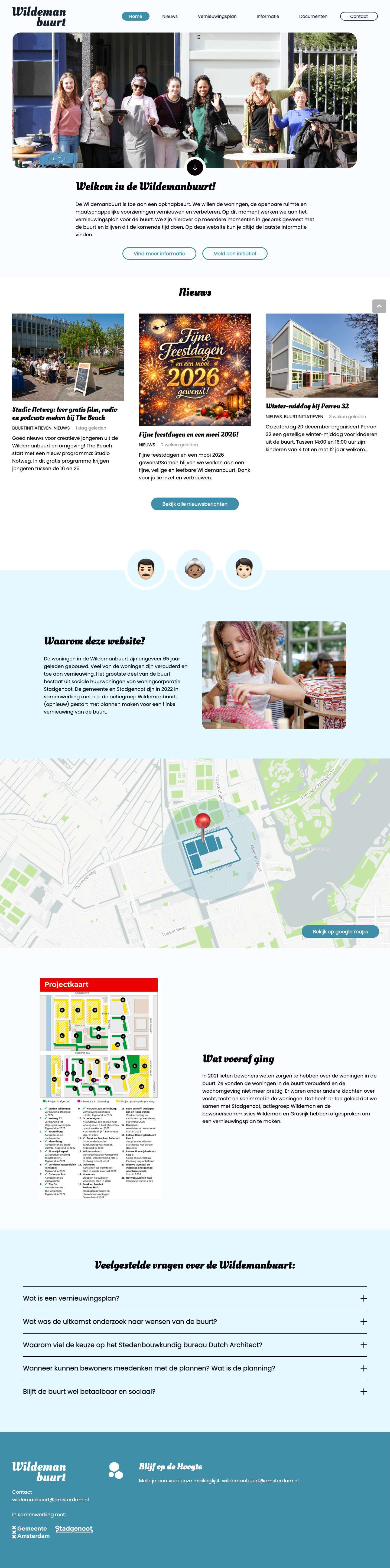 Home - De Wildemanbuurt - Full Screenshot