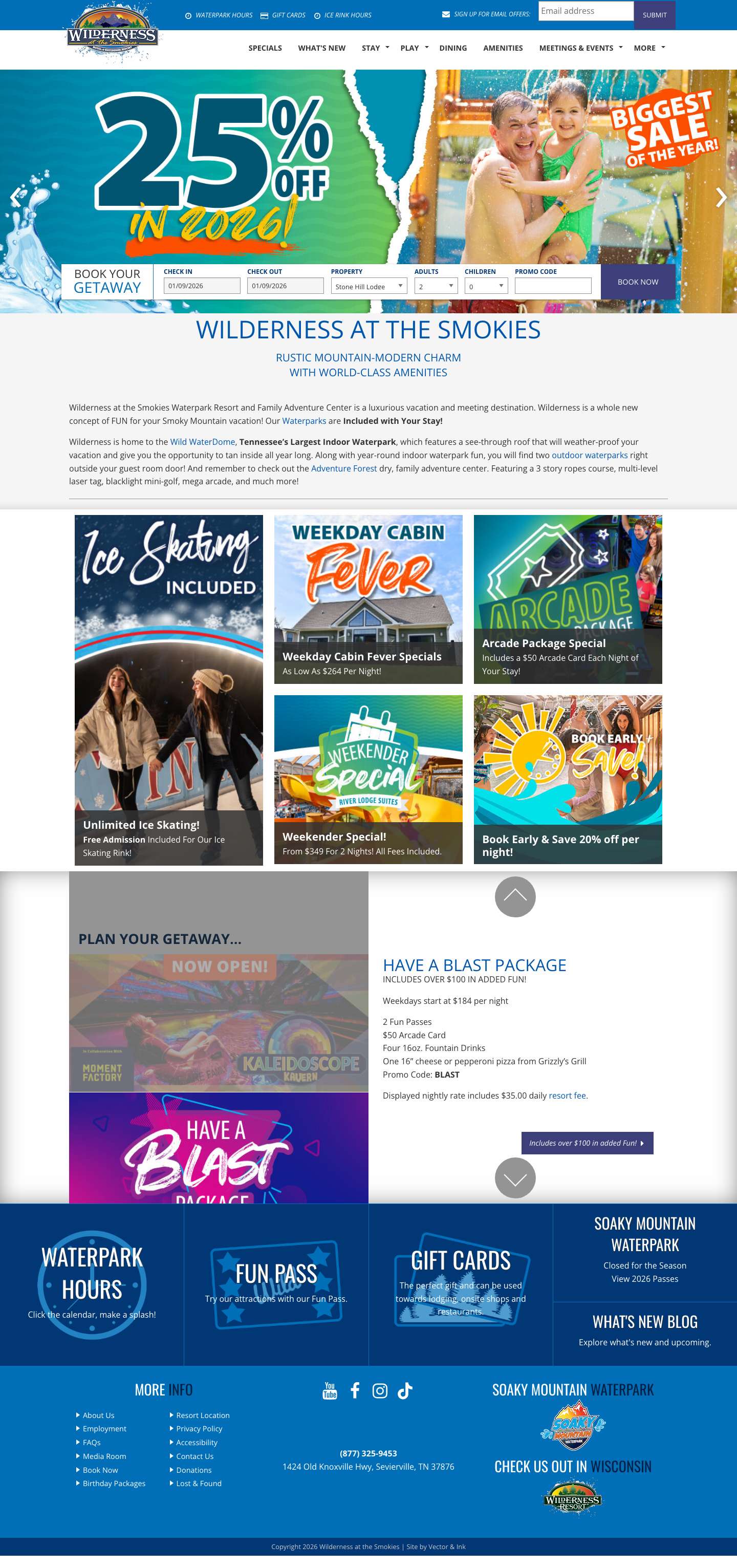 Wilderness at the Smokies - Waterpark Resort with World-Class AmenitiesTikTok - Full Screenshot