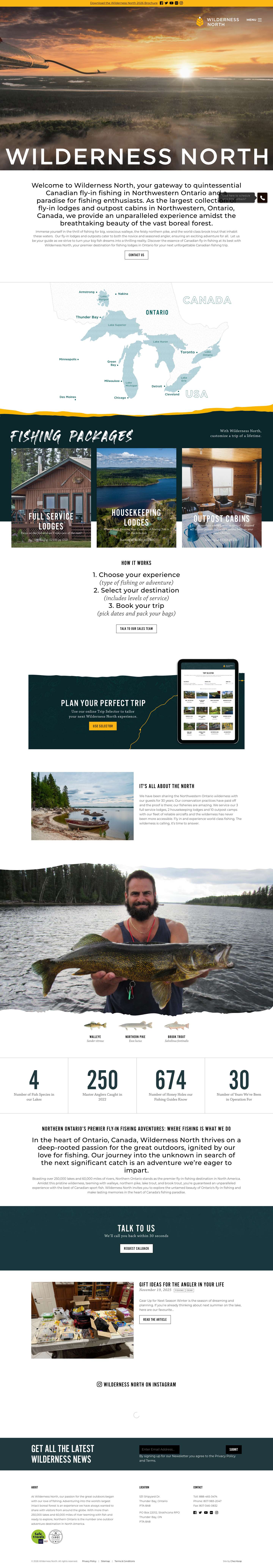 Wilderness North - Fly-in Fishing - Full Screenshot