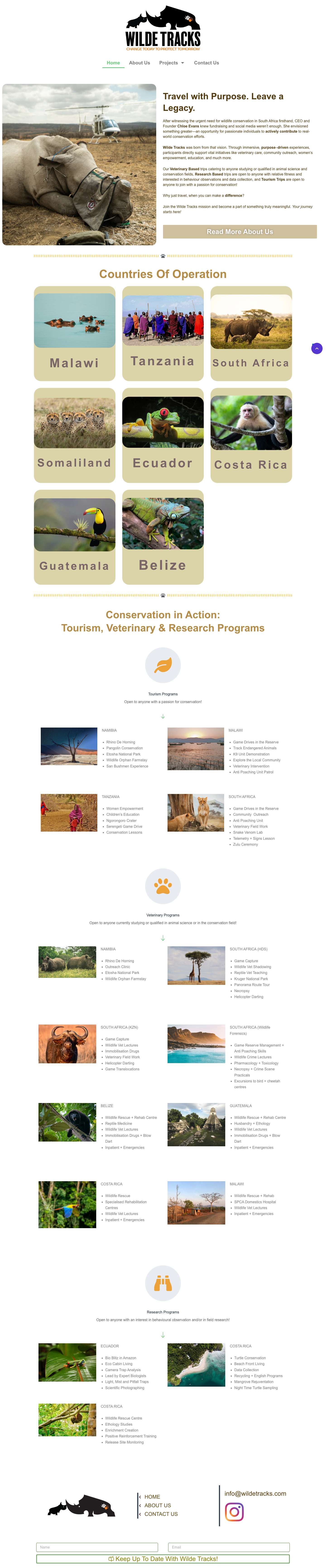 Wilde Tracks – Change Today To Protect Tomorrow - Full Screenshot