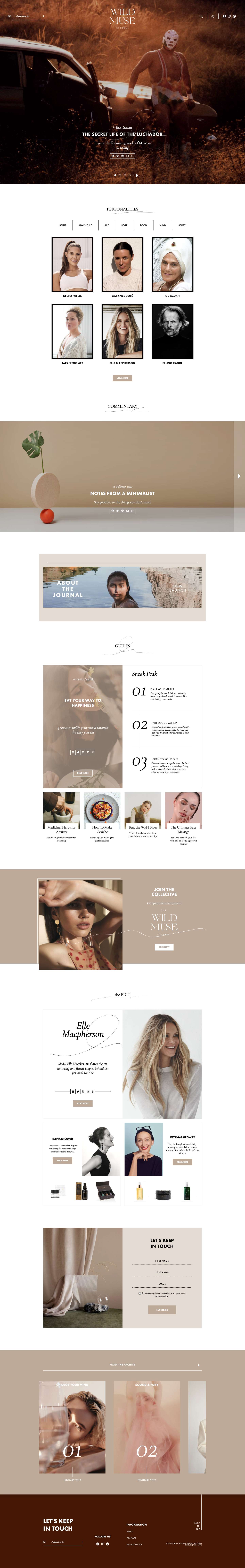 The Wild Muse Journal - Full Screenshot