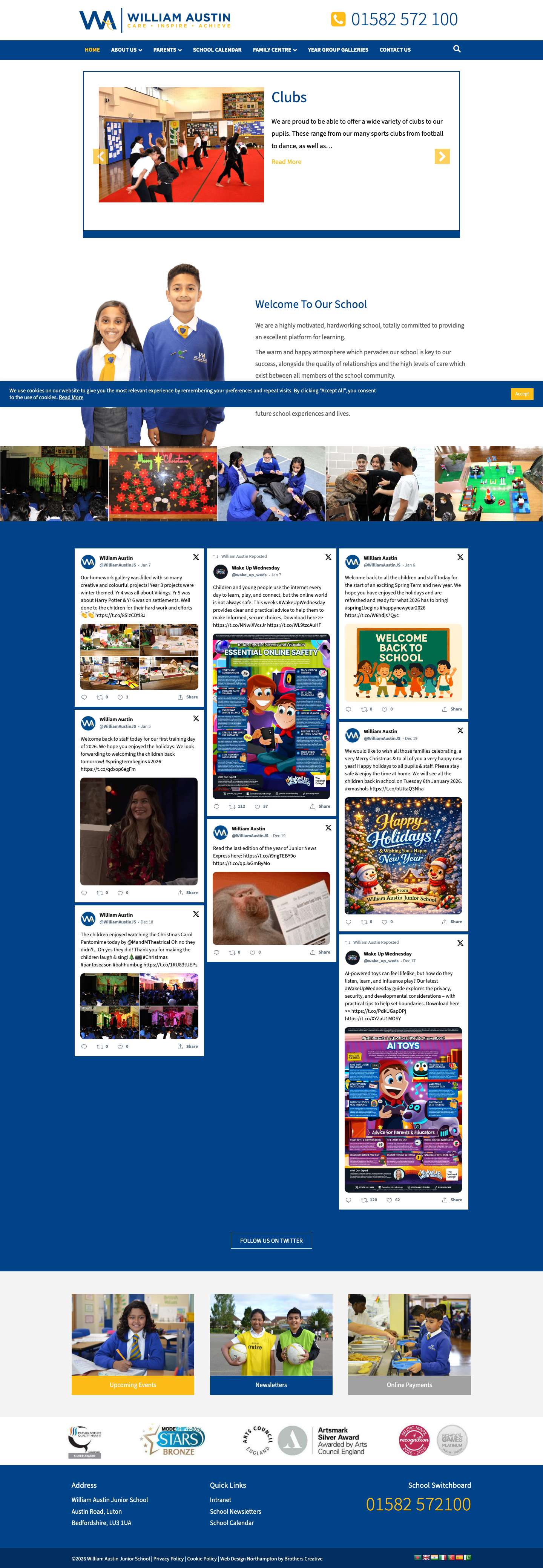 William Austin Junior School | Luton - Full Screenshot