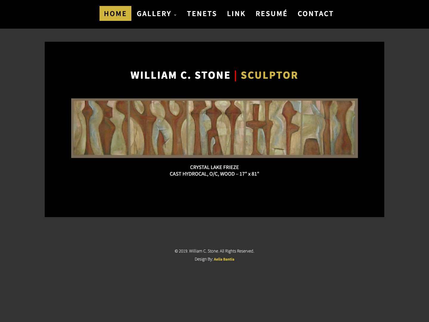 William C. Stone | Sculpture - Full Screenshot