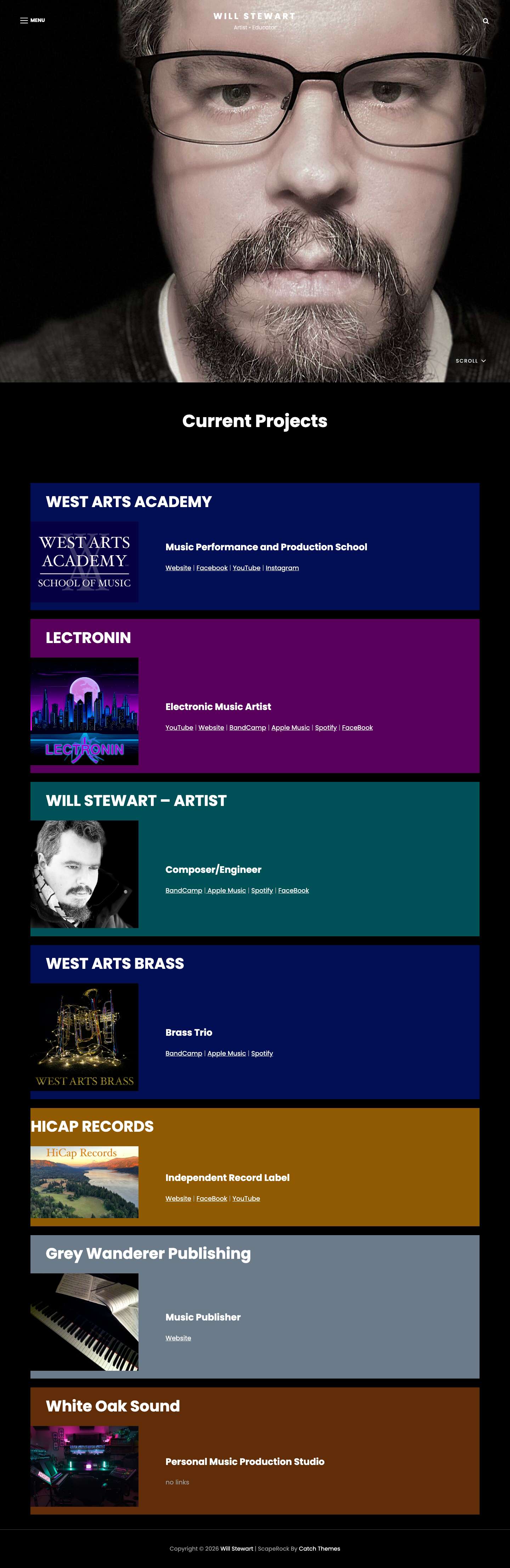 Will Stewart – Artist • Educator - Full Screenshot