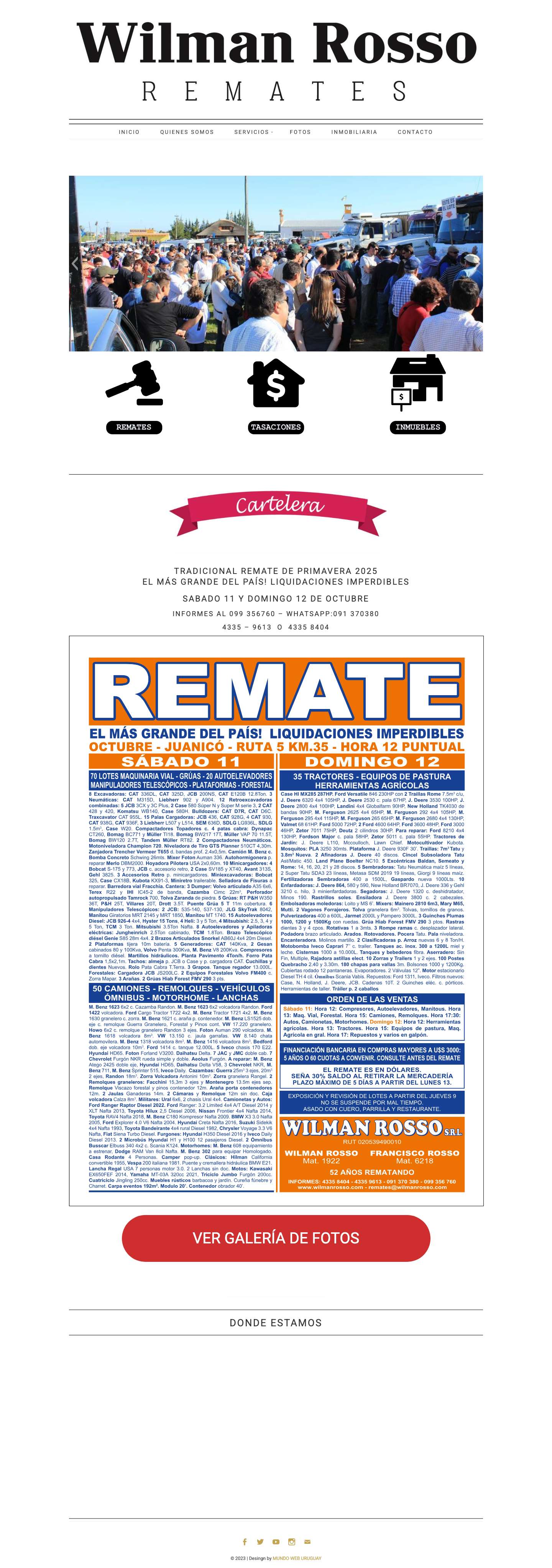 Wilman Rosso – Remates - Full Screenshot