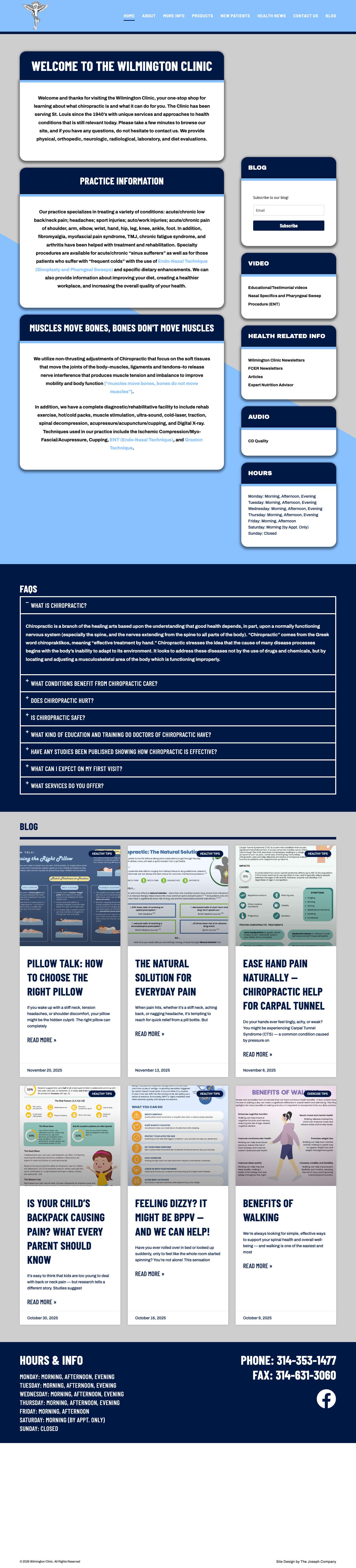 Wilmington Clinic - Full Screenshot