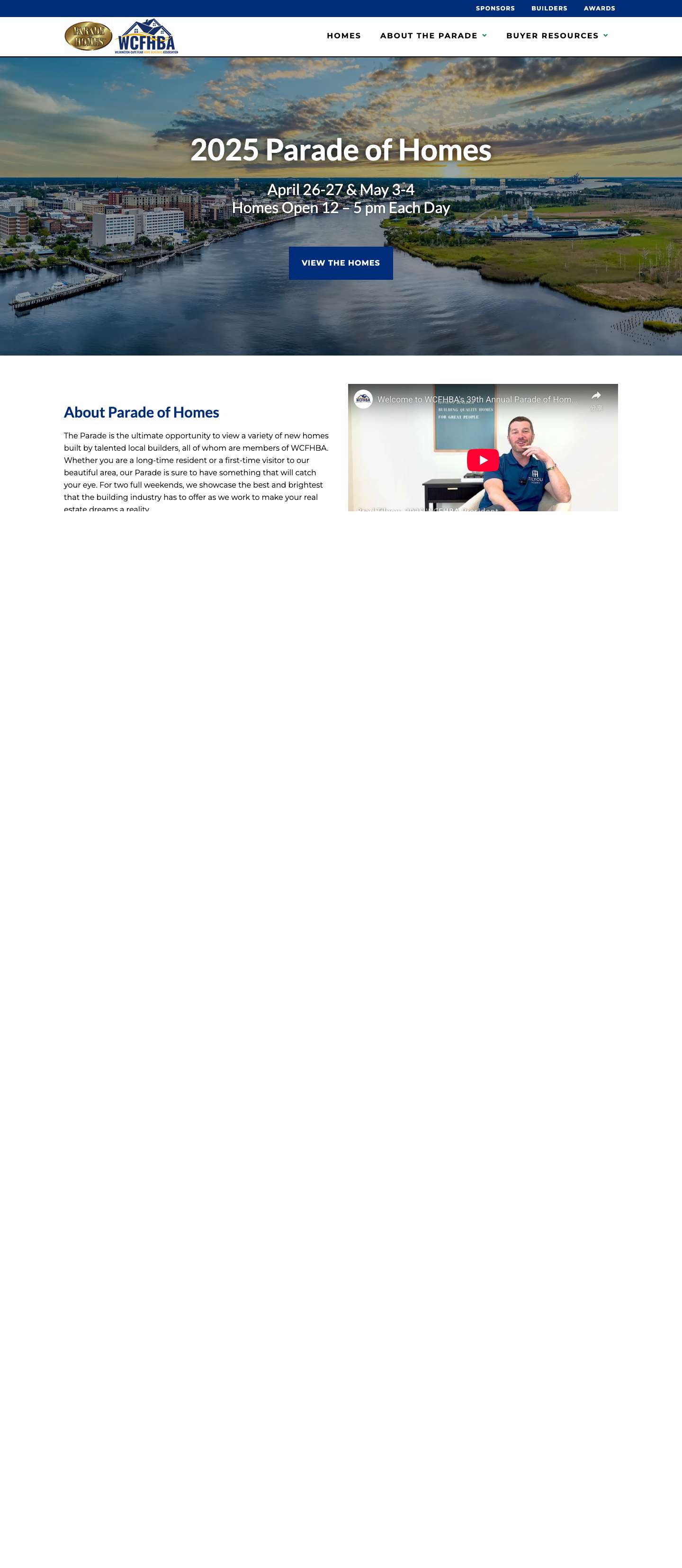 2025 Wilmington Parade of Homes | Find Your Next Home - Full Screenshot