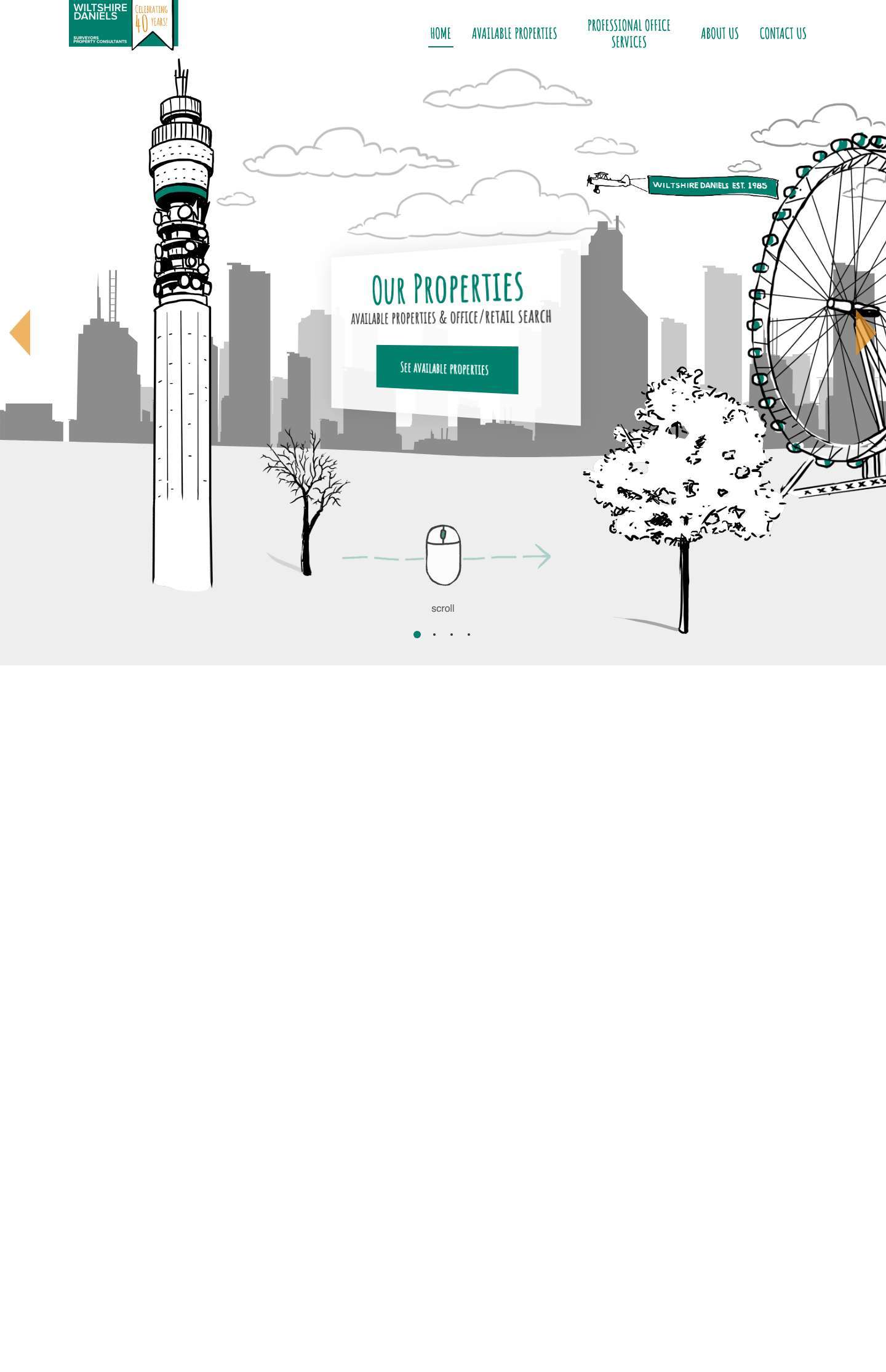 Wiltshire Daniels - Surveyors & Property Consultants - Wiltshire Daniels - Full Screenshot