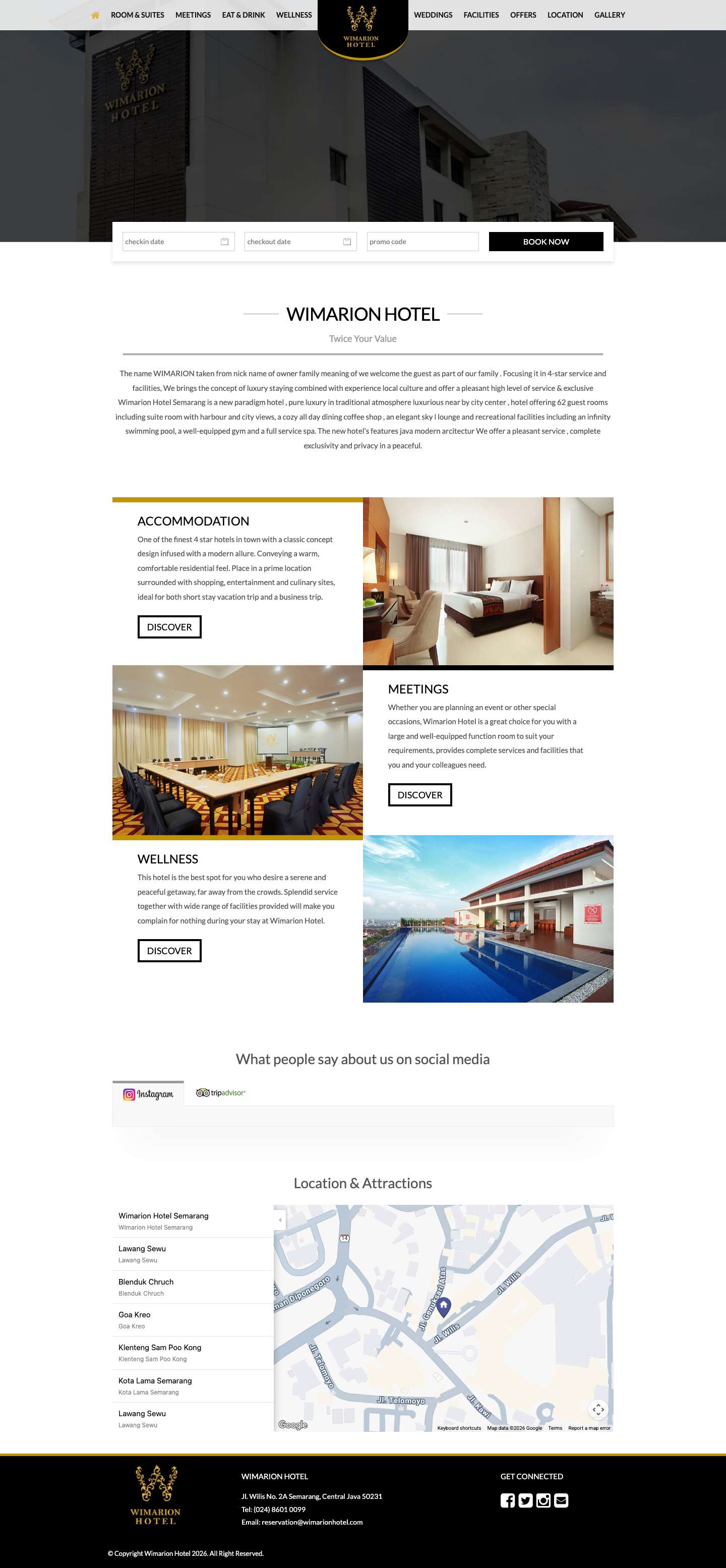 Wimarion Hotel - Full Screenshot