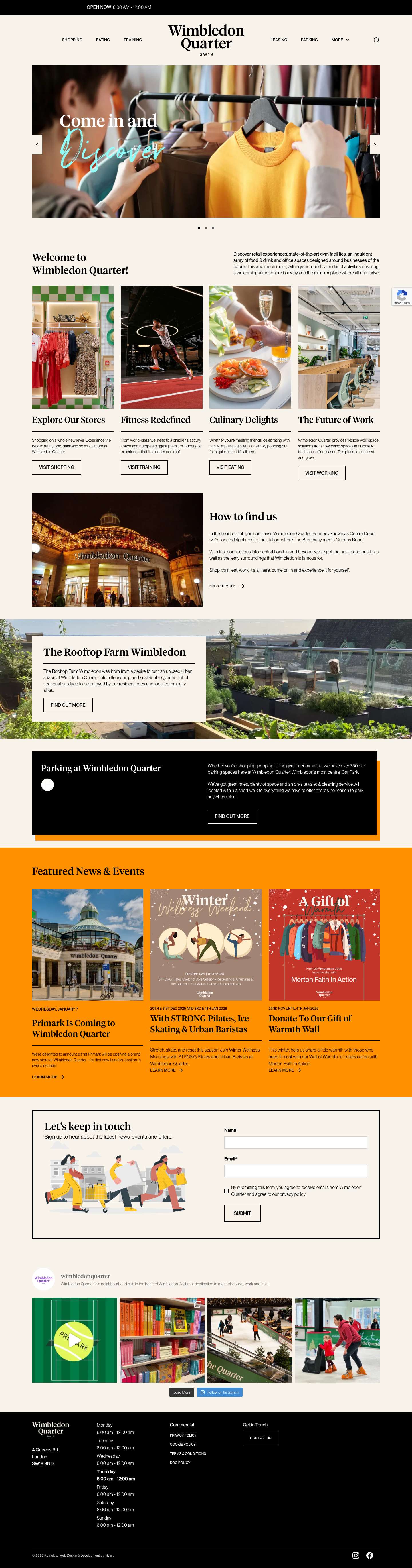 Home | Wimbledon Quarter - Full Screenshot