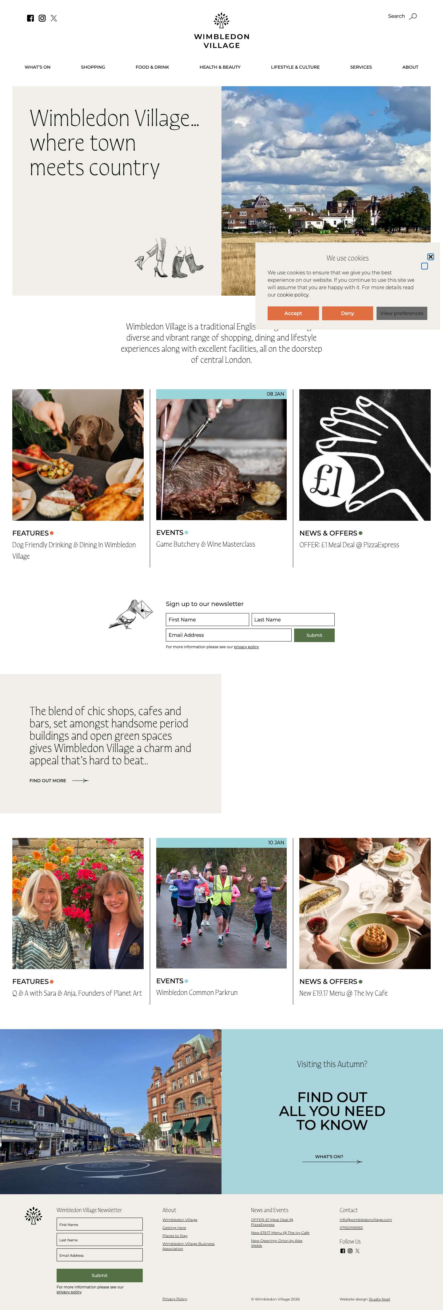 Wimbledon Village - Discover the Heart of Our Community - Full Screenshot