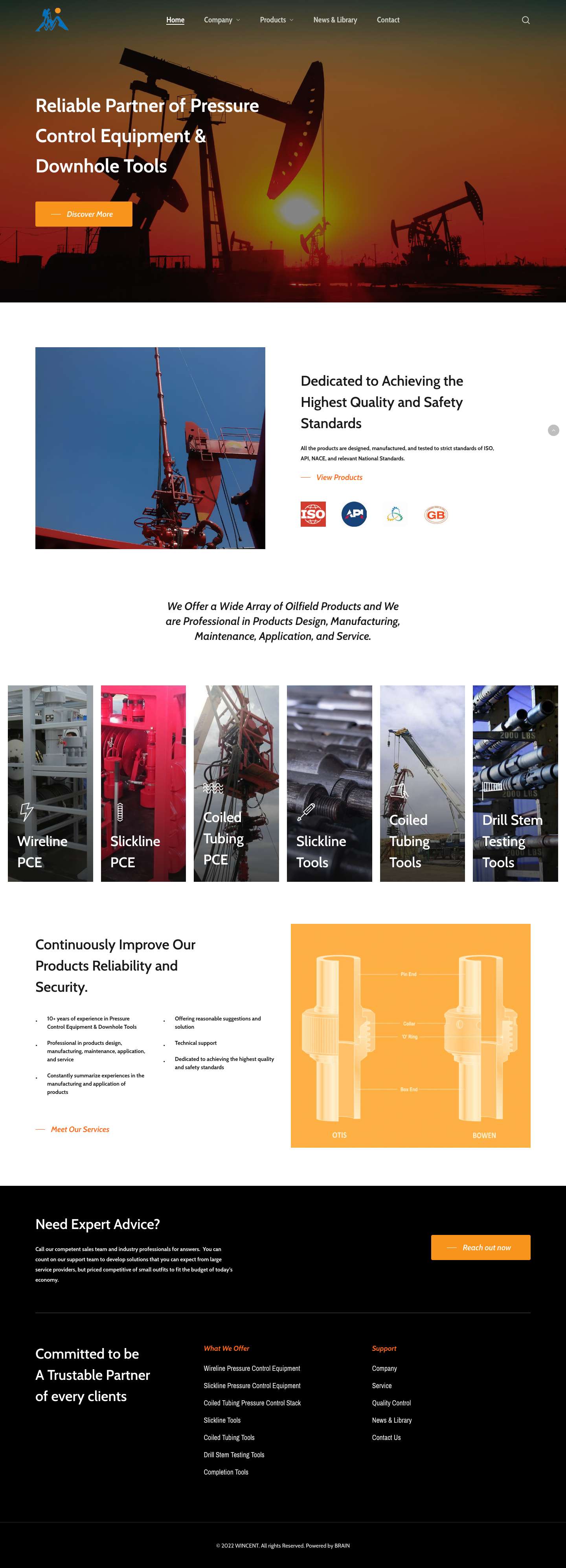 BAOJI WINCENT IMPORT & EXPORT CO., LTD - Full Screenshot