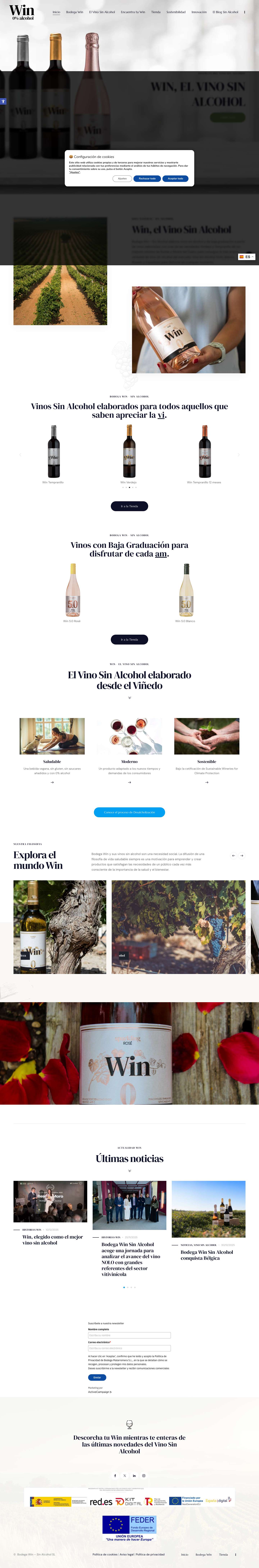 Bodega Win - Vino sin alcoholHerramientas de accesibilidadAumentar textoDisminuir textoEscala de grisesAlto contrasteContraste negativoFondo claroSubrayar enlacesFuente legibleRestablecer - Full Screenshot