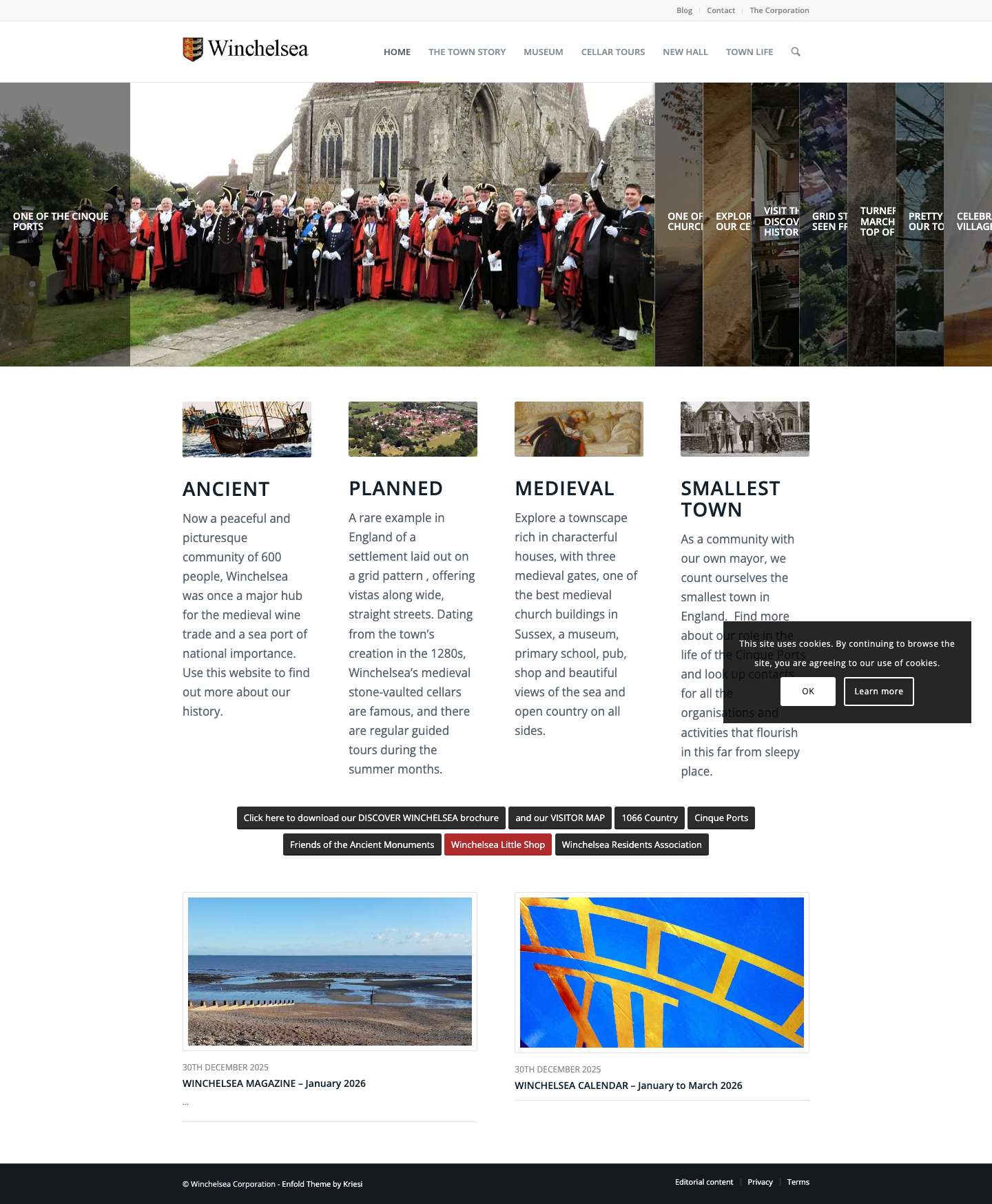 Homepage - Winchelsea - Full Screenshot