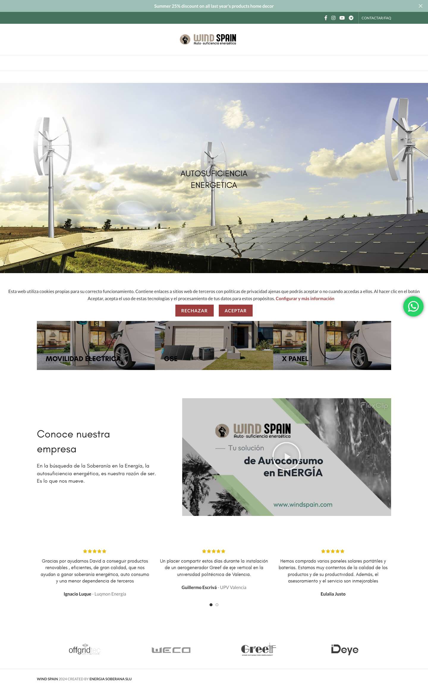 Wind Spain – Xpanel sistema constructivo, Tejado solar GSE - Full Screenshot