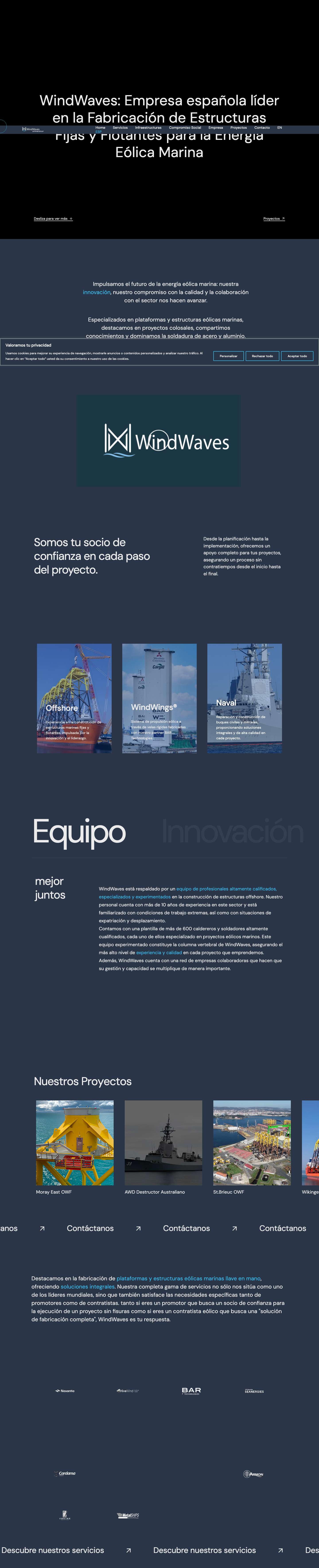 HOME - WindWaves - Full Screenshot