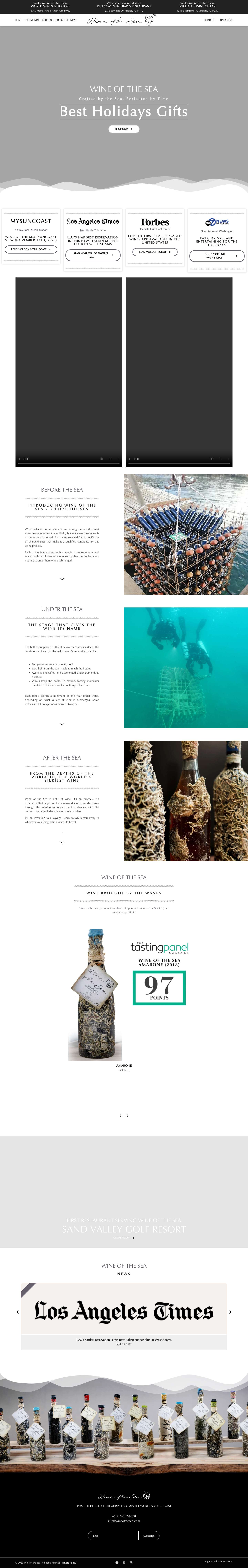 Wine of The Sea | United States - Full Screenshot