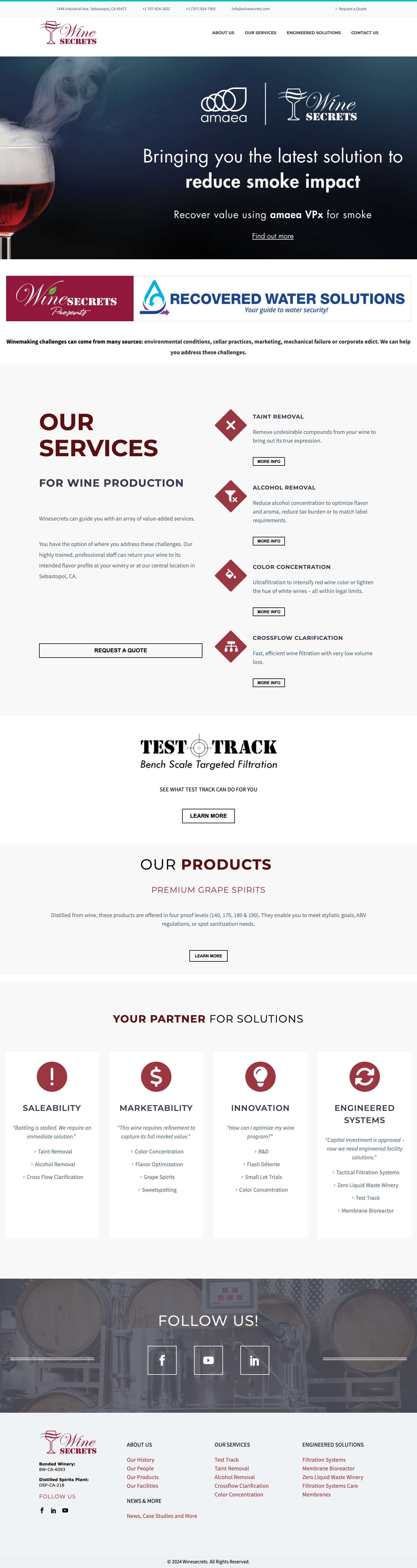 Winesecrets - Full Screenshot